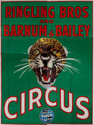 Ringling Bros And Barnum & Bailey Original 6 Sheet Circus Poster Leopard 