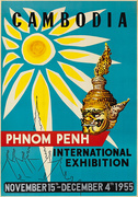 Cambodia Phnom Penh International Exhibition Original Poster