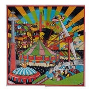 Original 6 Sheet Carnival Poster Rides and Attractions