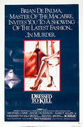 Dressed to Kill Original American Horror Movie Poster