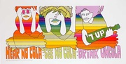 Original [[7 Up]] Poster  Hear No Cola See No Cola, Drink Uncola