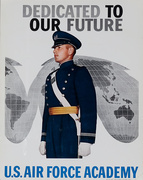 Dedicated to Our Future US Air Force Academy Recruiting Poster