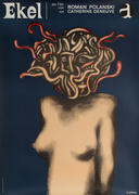 Repulsion Original Polish Movie Poster Ekel