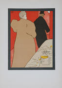 L'Argent, Toulouse-Lautrec Lithographic Plate