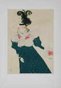 La Revue Blanche Lithographic Toulouse-Lautec Plate