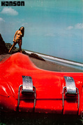 Hanson Ski Boots Original Advertising Poster