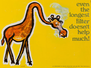 Original Anti Smoking Poster Even the Longest Filter Doesn't Help Much