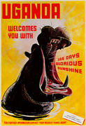 Uganda Welcomes You With 365 Days of Glorious Sunshine Original Travel Poster