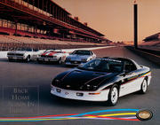 Camaro Back Home in Indiana Original American Automobile Advertising Poster