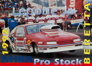 NHRA Pro Stock Beretta Original American Funny Car Racing Poster