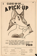 A Close Up of A Pick Up Original WWI VD Health Poster