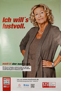 German AIDs Health Poster I Want to Relish