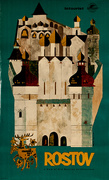 Original USSR Intourist Poster Rostov