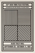 25th New York Film Festival Original Lincoln Center Poster