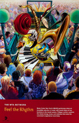 Original Arts for Transit Poster Feel the Rhythm