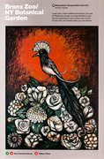 Original Arts for Transit Poster Bronx Zoo Botanical Garden