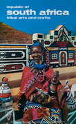 Republic of South Africa Travel Poster, Tribal Arts and Crafts