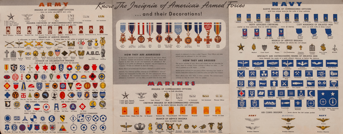 Greyhound Know Your Army Know Your Navy WWII Brochure 