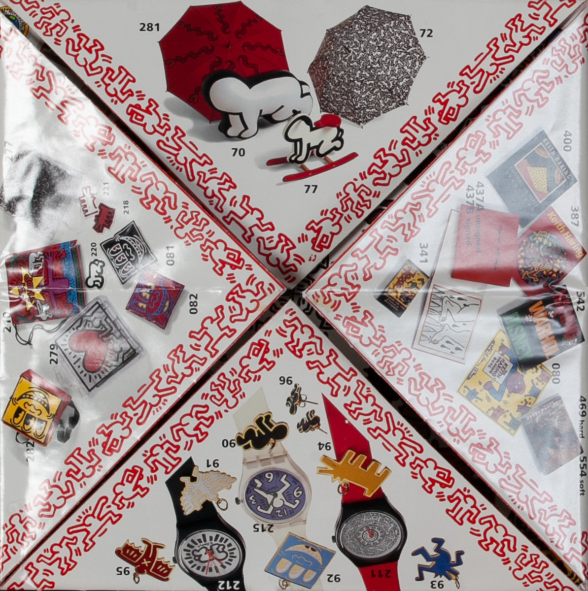 Keith Haring Pop Shop Mailer Poster with Order Form