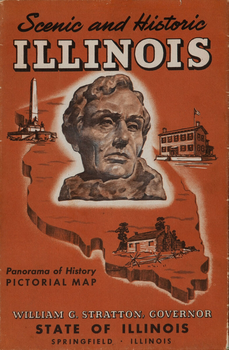 Scenic and Historic Illinois Map