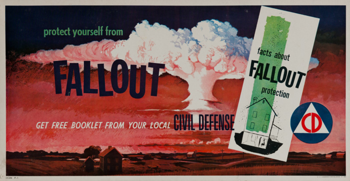 Protect Yourself From Fallout, Original Civil Defense Poster