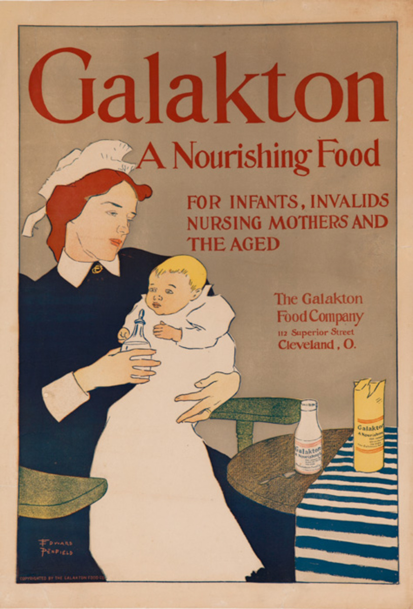 Galakton A Nourishing Food Original Advertising Poster