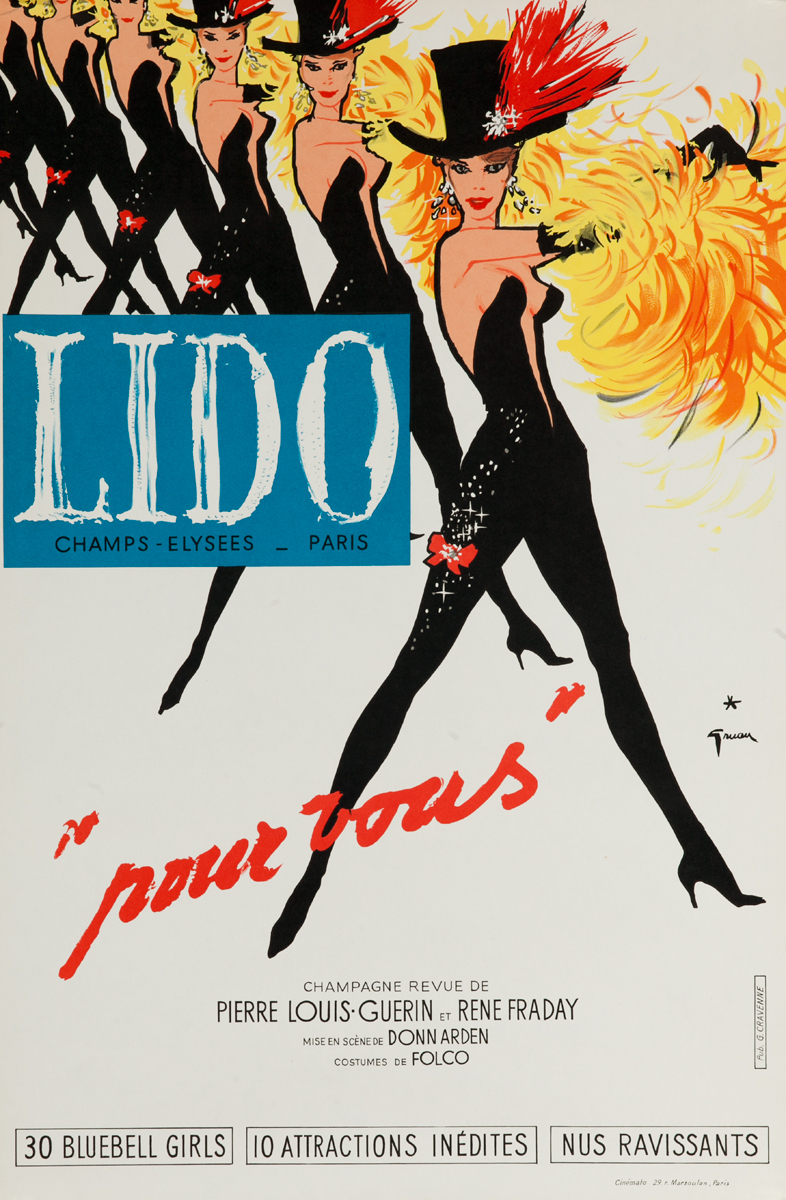 Lido Pour Vous Original Cabaret Poster