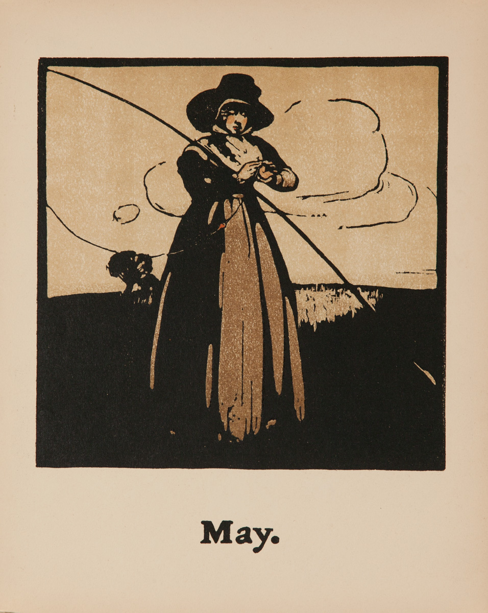 May Fishing -  Original Sports Print