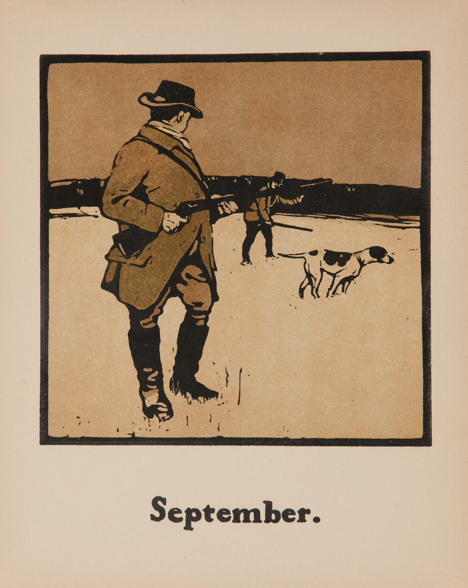 September Hunting -  Original Sports Print