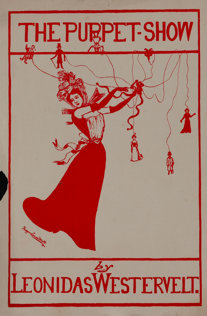 The Puppet by Leonidas Westervelt Show Original American Literary Poster