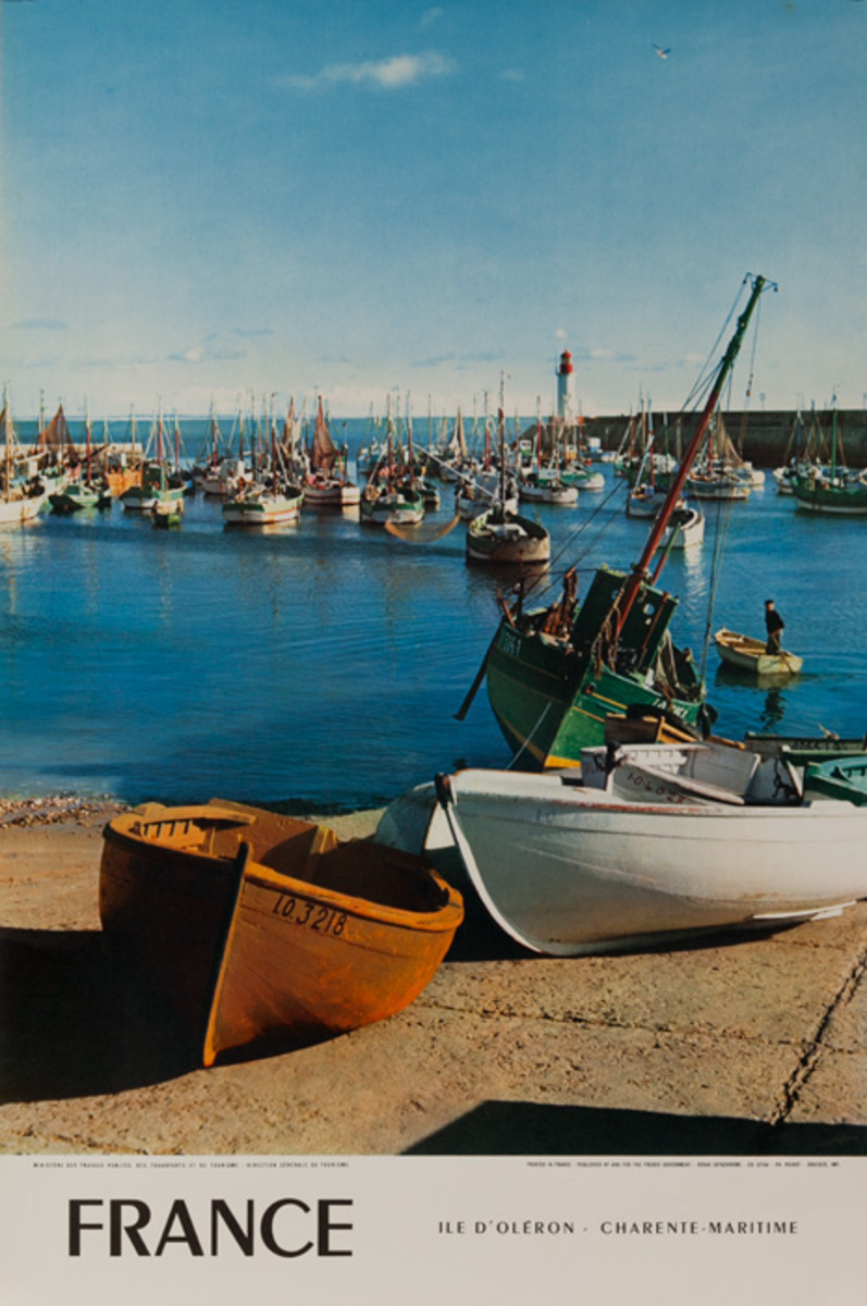 France, Ile d'Oleron, Original French Travel Poster