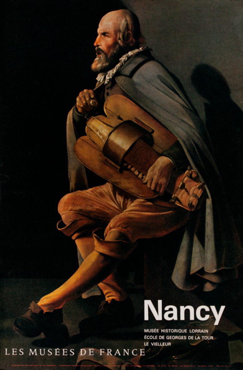 Nancy, Les Musees De France, Original French Travel Poster