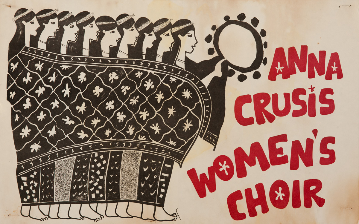 Anna Crusis Women's Choir Original American Poster