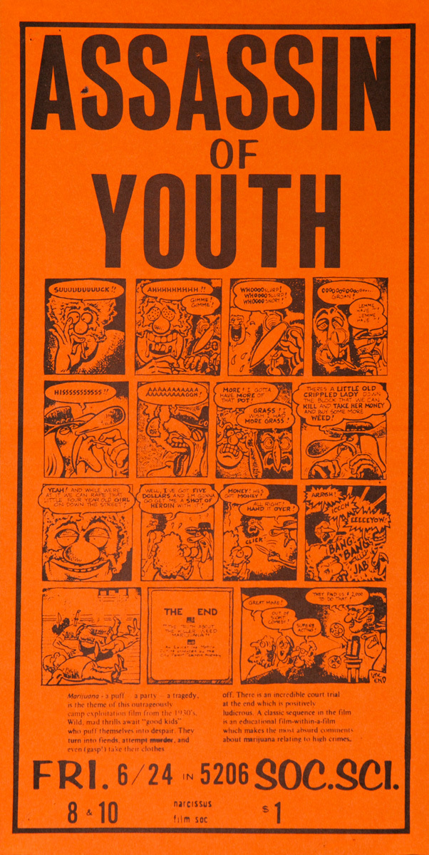 Assassin of Youth Original American Concert Poster