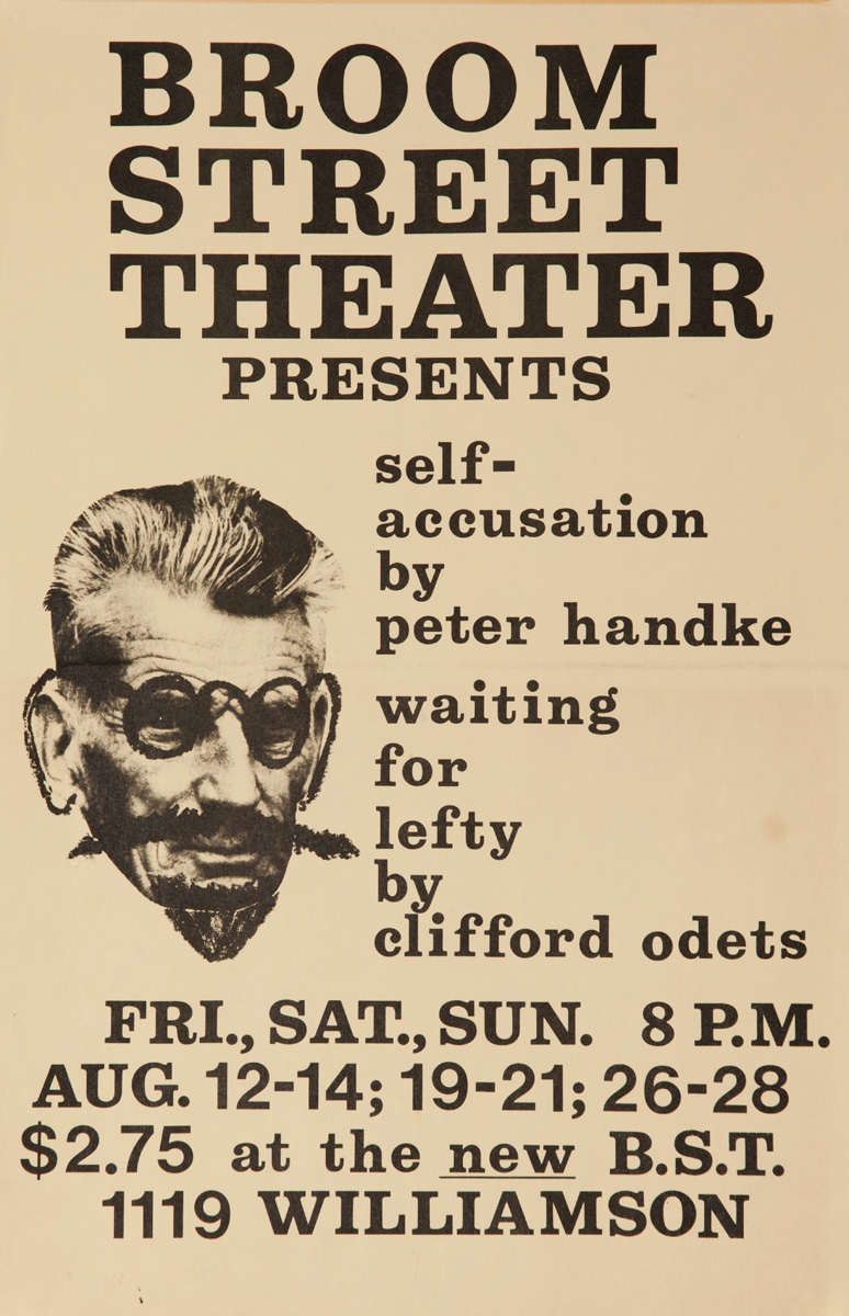 Broom Street Theater, Original Madison Wisconsin American Theater Poster