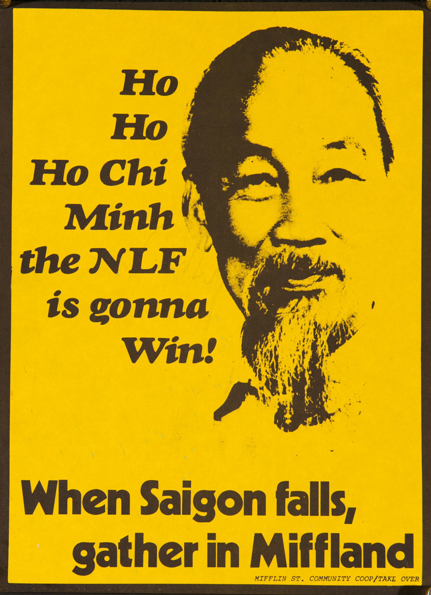 ho Ho Ho Chi Minh and the NLF Is Gonna Win! Original American anti-Vietnam War Protst Poster