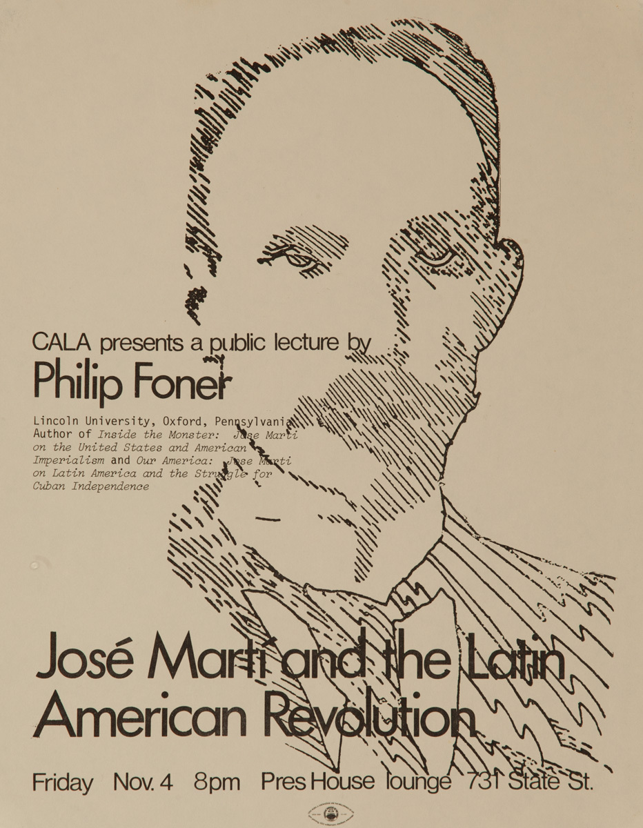 Jose Marti and the Latin Revolution Original American College Lecture Poster