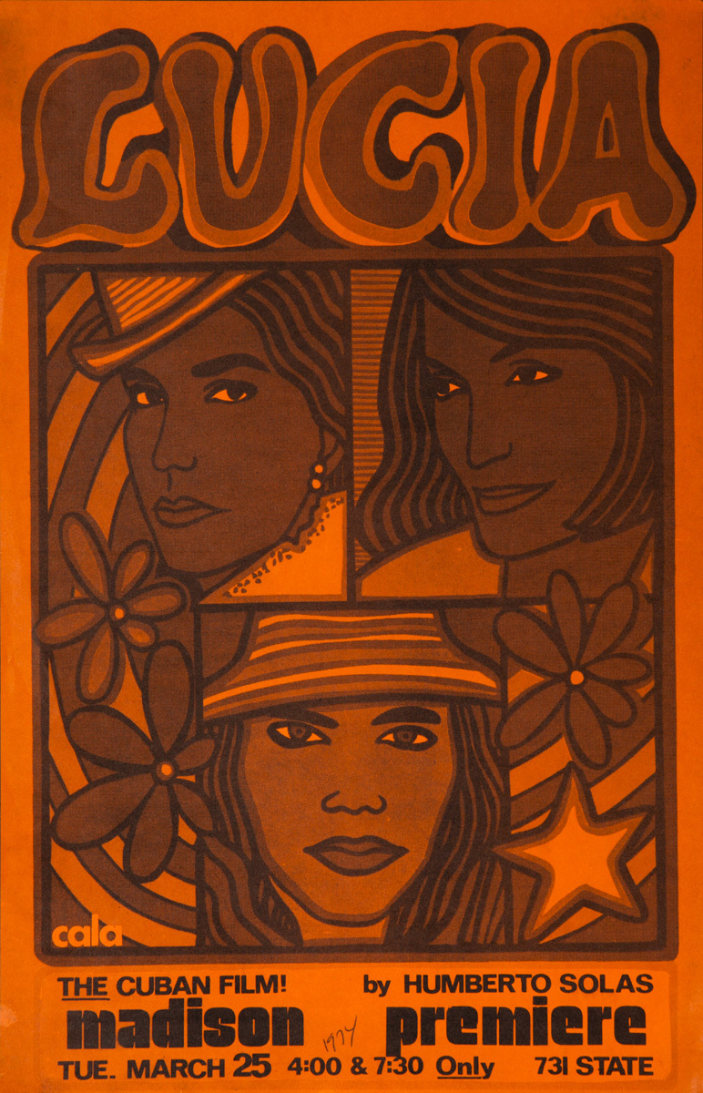Lucia, A Cuban Film, Original American College Campus Movie Poster