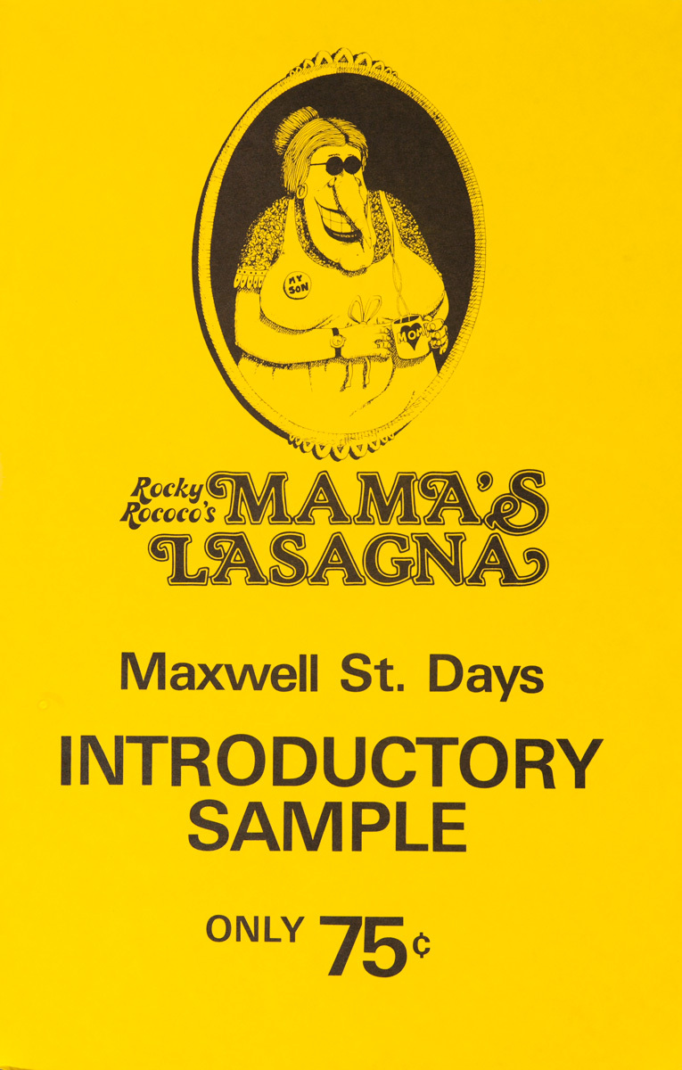 Mama's Lasagna Original College Campus Poster