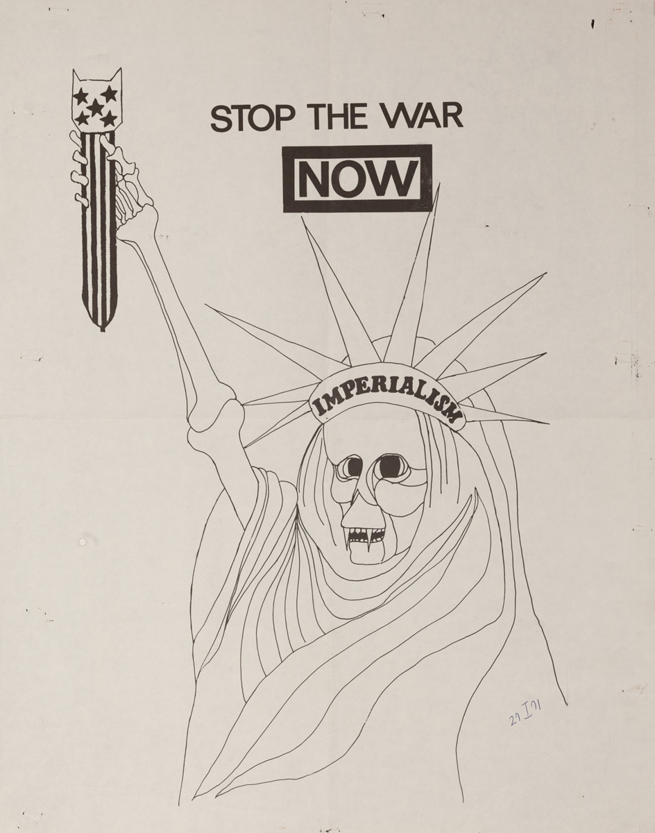 Stop the War Now,  Original American anti-Vietman War Protest Poster