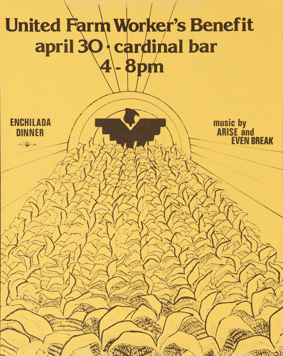 United Farm Workers's Benefit, Enchilda Dinner, Original American Protest Poster