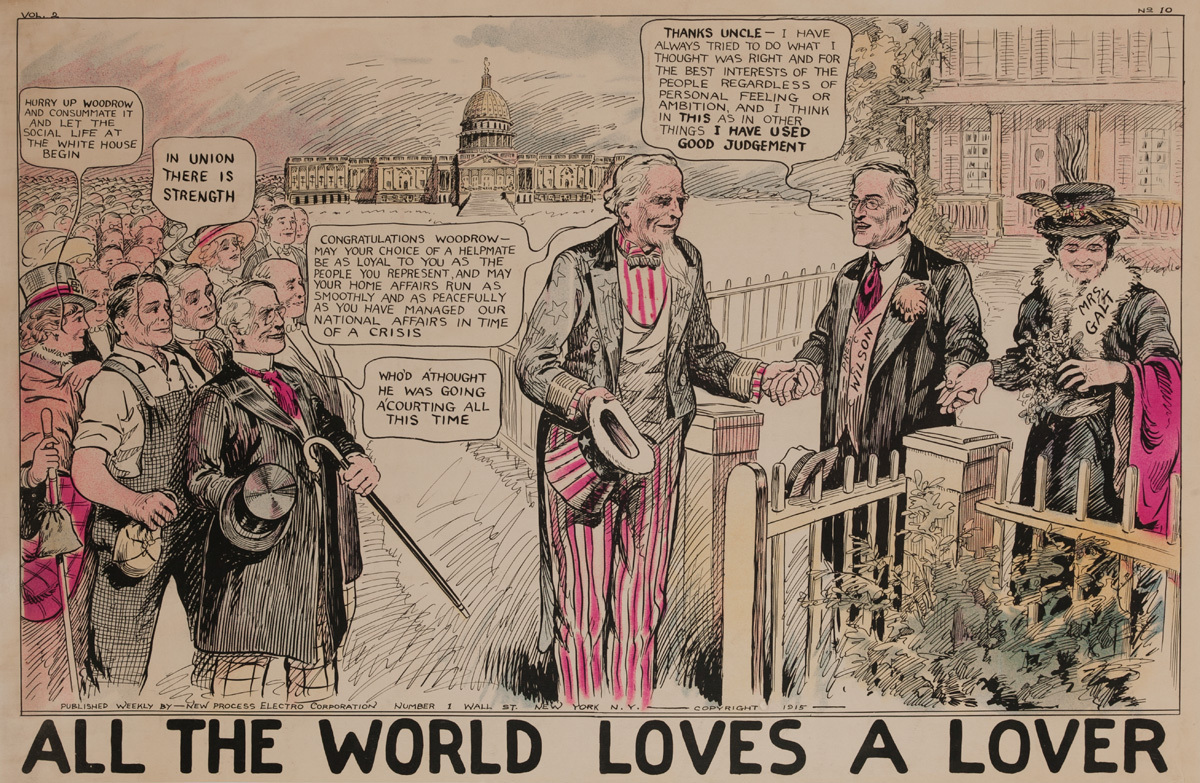 All The World Loves a Lover, Original American World War One Poster
