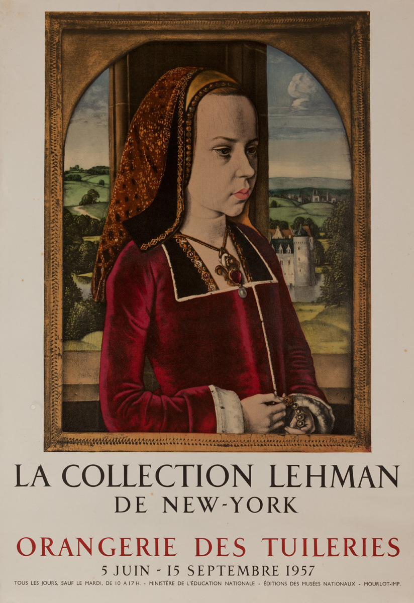 Le Collection Lehman de New York, Orangerie des Tuileries, Original French Travel Poster