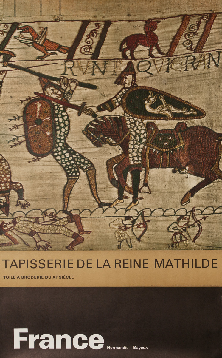 France, Tapisserie de la Reine Mathilde, Original French Travel Poster