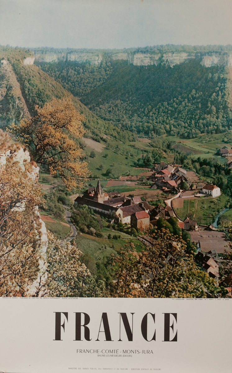France, Franche - Comte - Monts - Jura, Original French Travel Poster