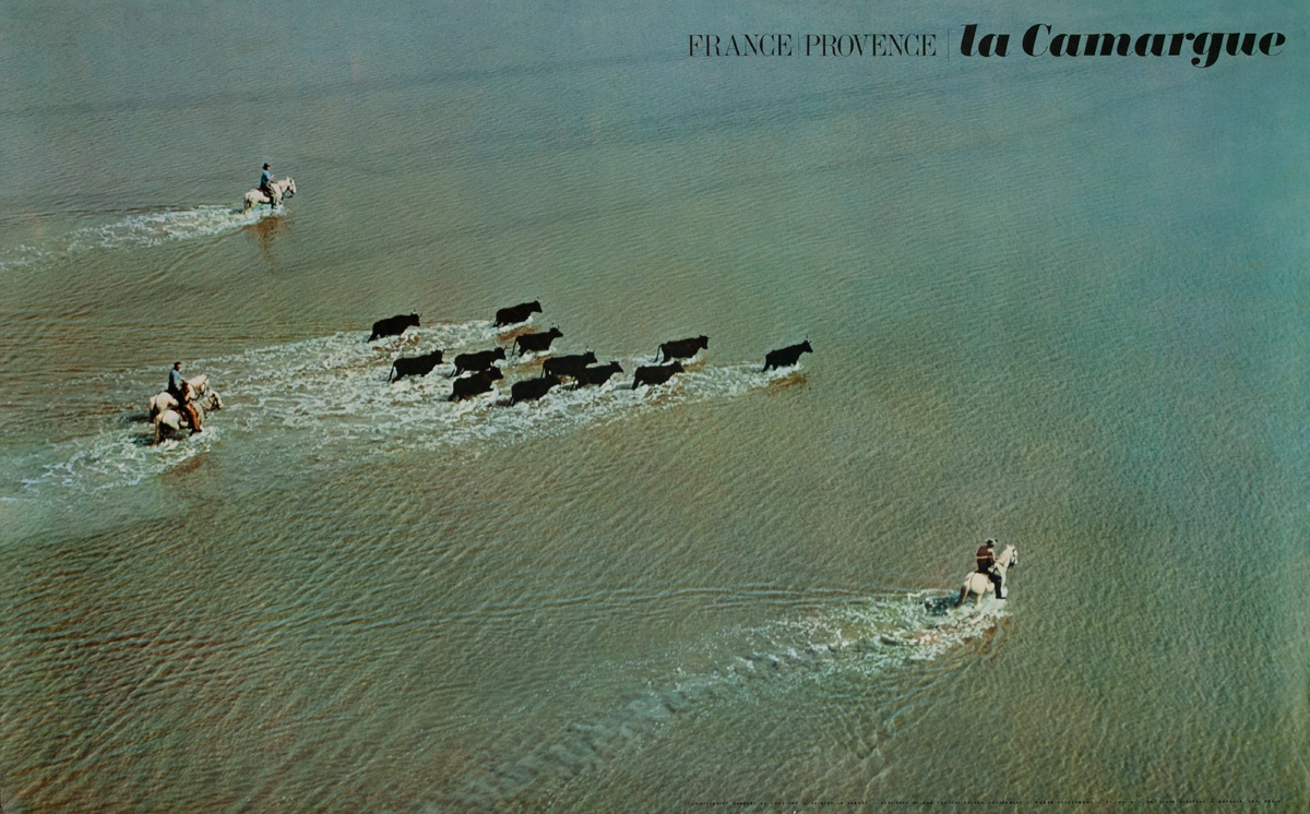 France, Provence, La Camargue, Original French Travel Poster
