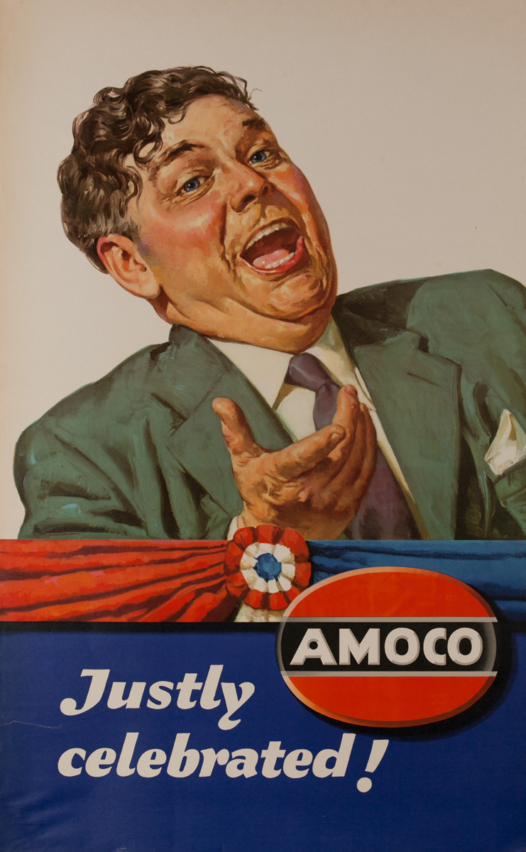 Justly Celebrated, Amoco, Original American Gas Station Poster