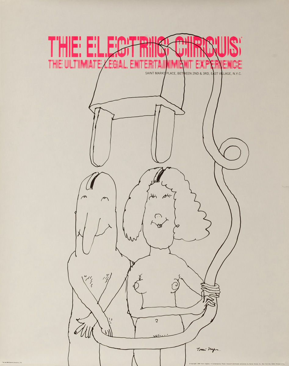 The Electric Circus- The Ultimate Legal Entertainment Experience, Original Poster, plug couple
