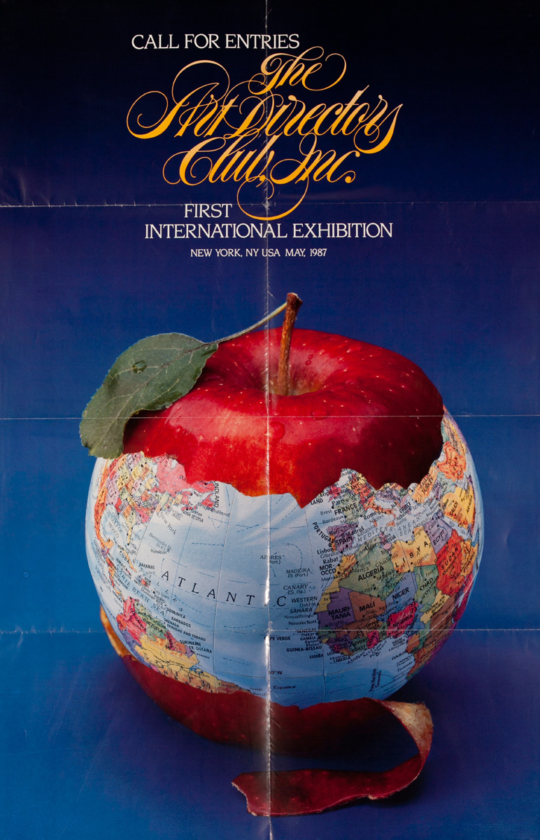 Art Director's Club First International Exhibition, Call For Entries Poster