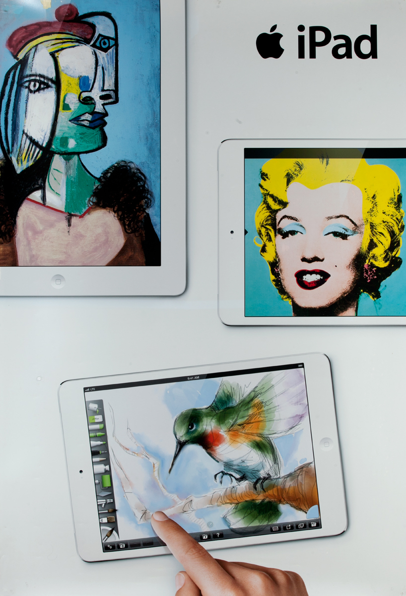 iPad Original Advertising Poster Warhol Marilyn
